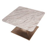 Libra Interiors Morchino Square Coffee Table 70cm - Marble