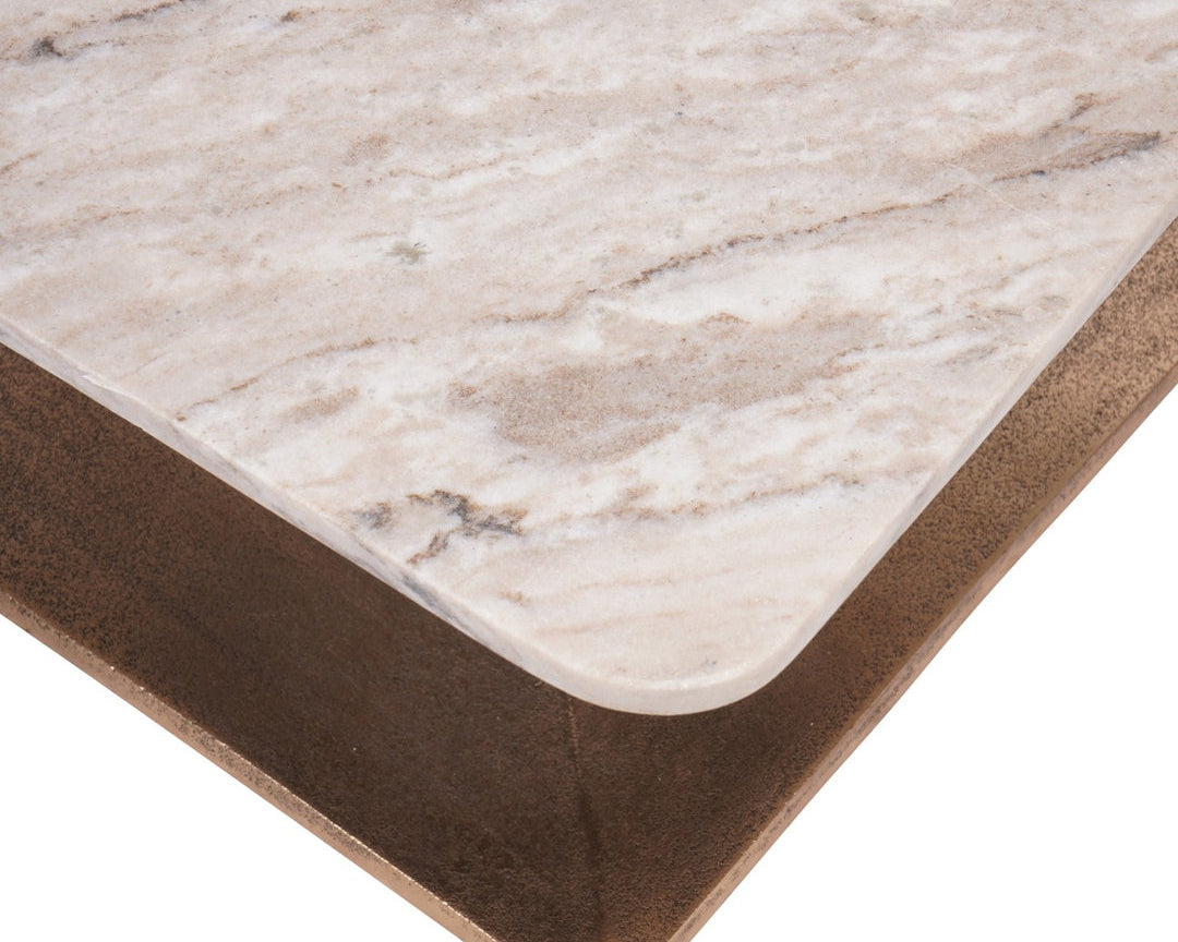 Libra Interiors Morchino Square Coffee Table 70cm - Marble