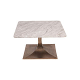 Libra Interiors Morchino Square Coffee Table 70cm - Marble