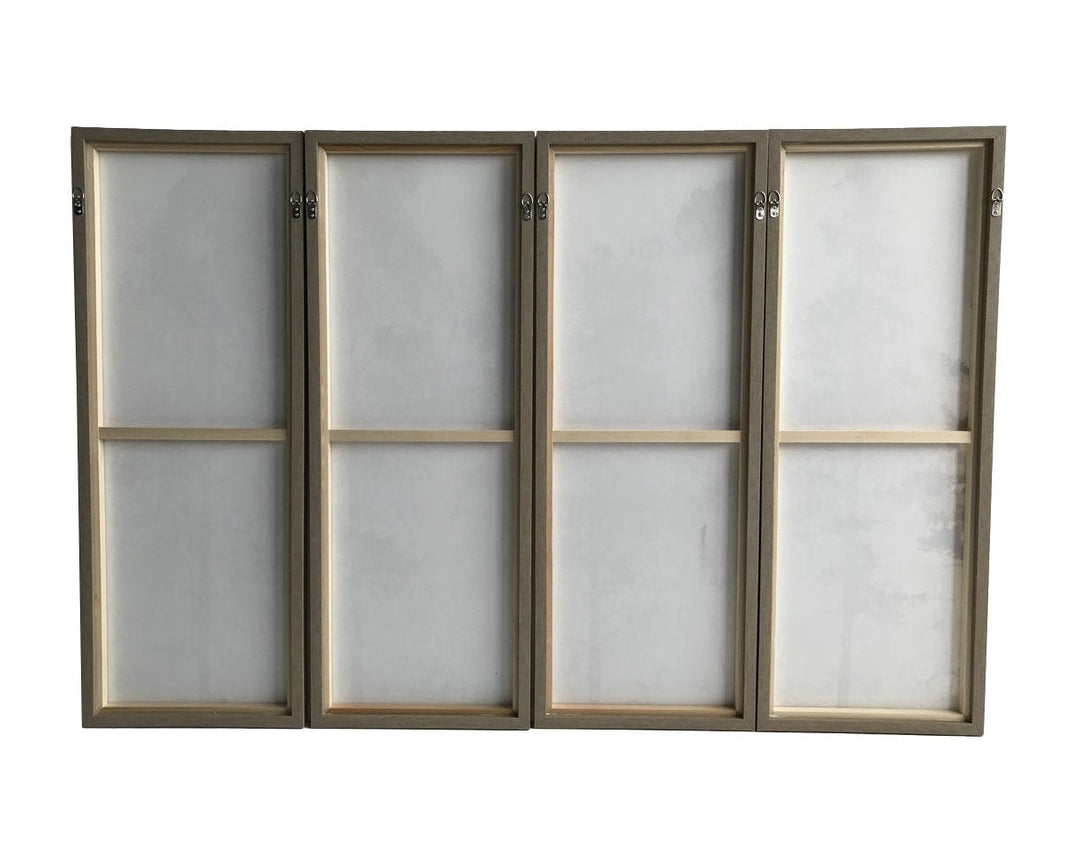 Libra Interiors Foil Trees Set of 4 Framed Wall Art