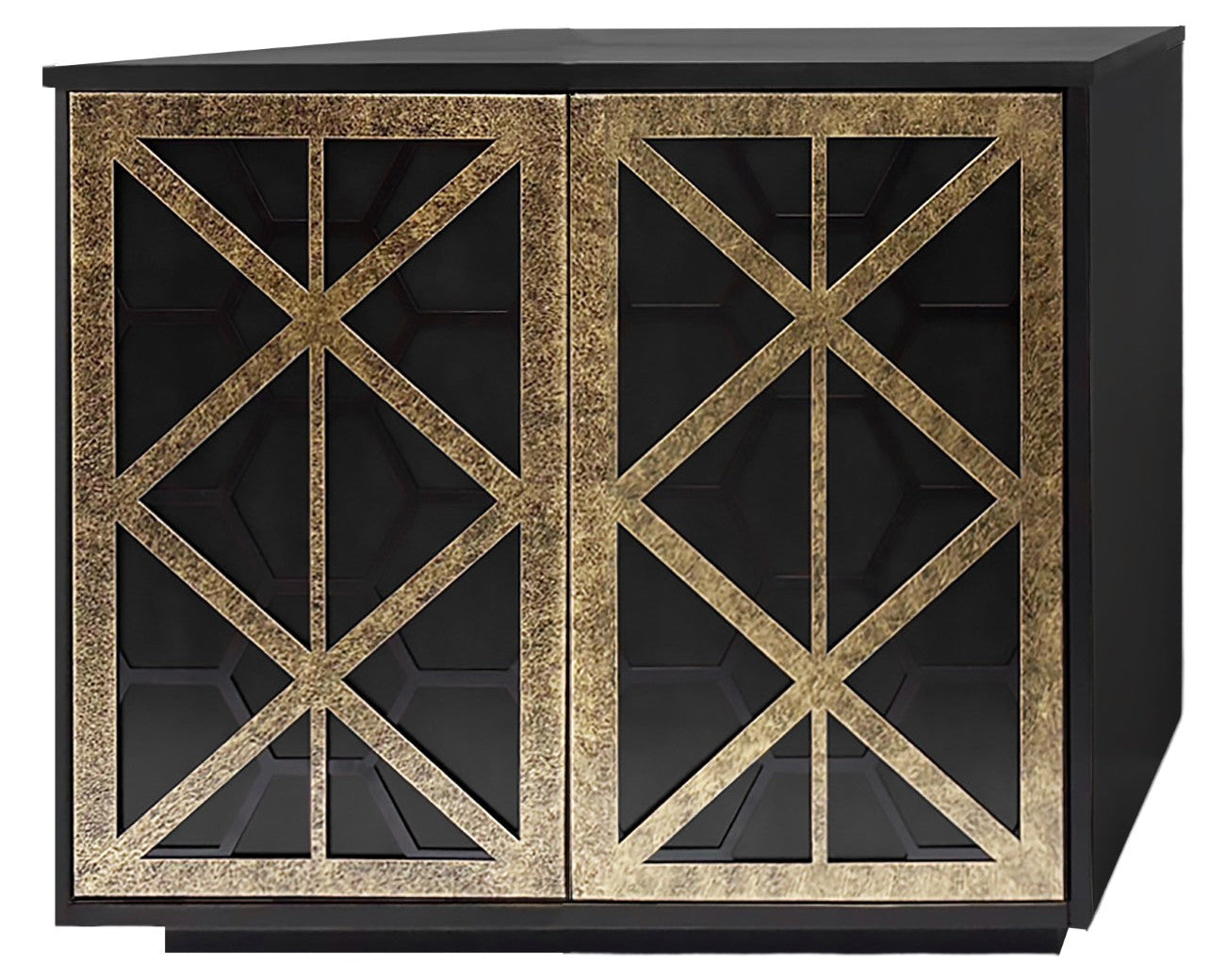 Libra Interiors Reeno Fretwork 2 Door Cabinet