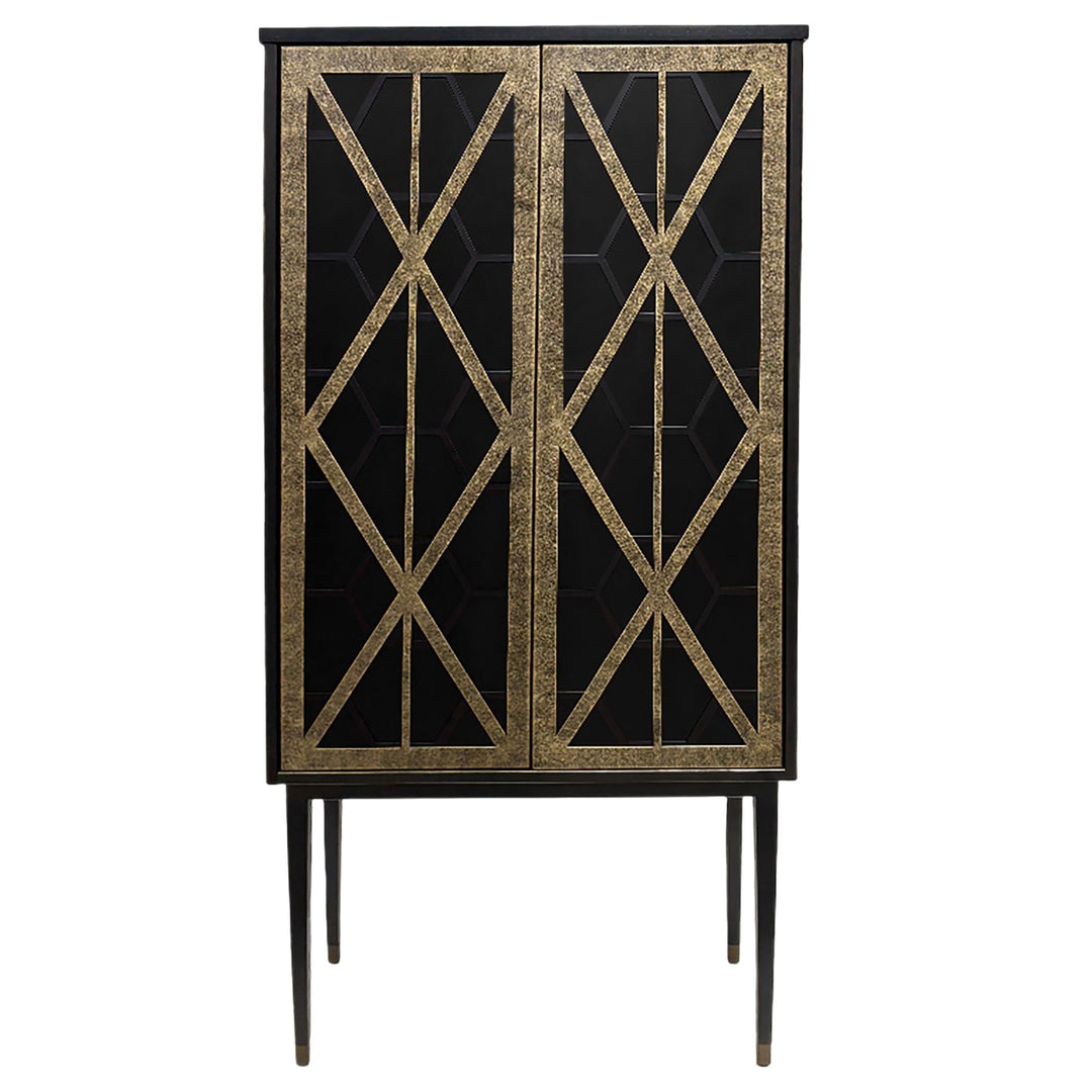 Libra Interiors Reeno Fretwork Bar Cabinet