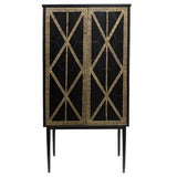 Libra Interiors Reeno Fretwork Bar Cabinet