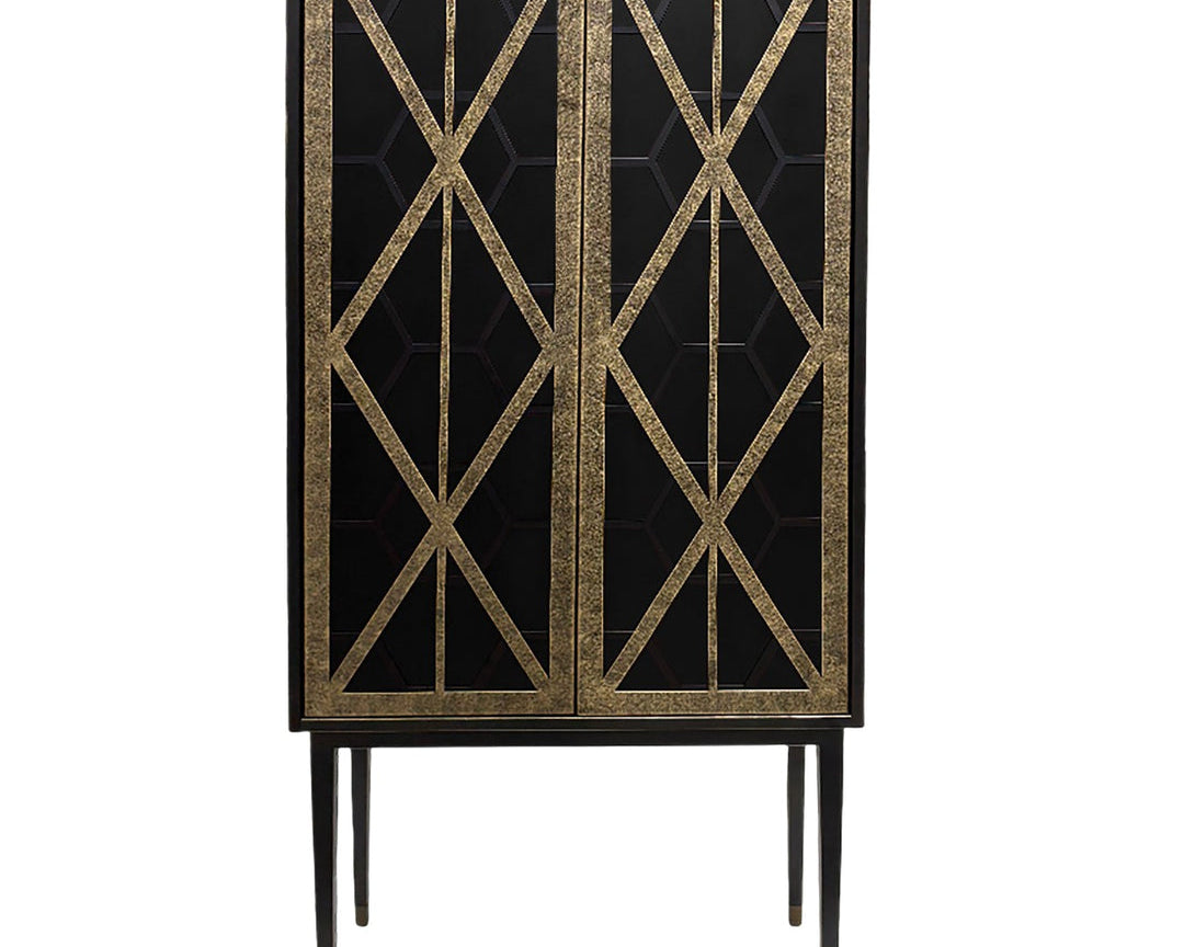 Libra Interiors Reeno Fretwork Bar Cabinet