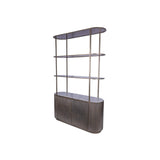 Libra Interiors Belvedere Shelving Unit with Storage - Aged Gold