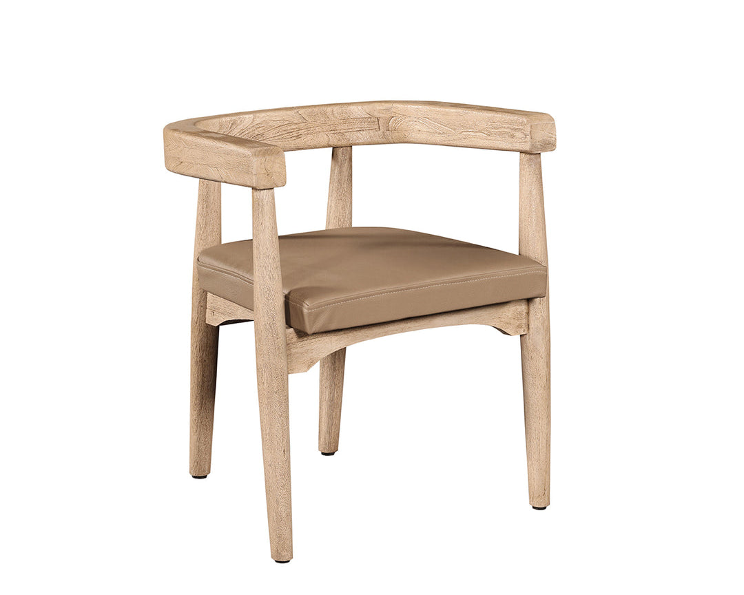 Libra Interiors Arena Leather Dining Chair
