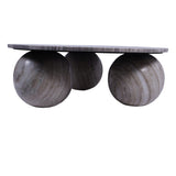 Libra Interiors Salento Round Coffee Table - Marble