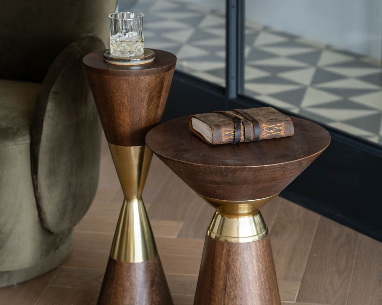 Libra Interiors Amalfi Wooden Side Table