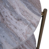 Libra Interiors Toronto Oval Coffee Table - Marble