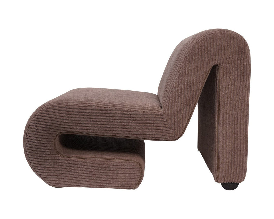 Libra Interiors Ellis Corduroy Occasional Chair - Brown