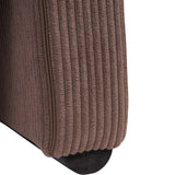 Libra Interiors Ellis Corduroy Occasional Chair - Brown