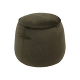 Libra Interiors Bingham Upholstered Stool - Velvet Green