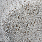 Libra Interiors Roehampton Textured Slub Swivel Chair - Natural