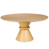 Libra Interiors Canberra Round Wooden Dining Table 150cm