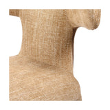 Libra Interiors Milo Curved Back Dining Chair - Wheat Beige