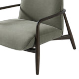 Libra Interiors Egerton Wooden Occasional Chair - Green