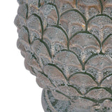 Libra Interiors Verona Glazed Ceramic Table Lamp - Green