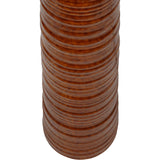 Libra Interiors Tivoli Tall Ceramic Floor Lamp - Terracotta