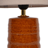 Libra Interiors Tivoli Ceramic Table Lamp - Terracotta