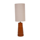 Libra Interiors Tivoli Ceramic Table Lamp - Terracotta