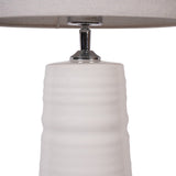 Libra Interiors Tivoli Tall Ceramic Floor Lamp - White