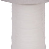 Libra Interiors Tivoli Ceramic Table Lamp - White