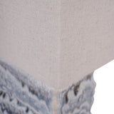 Libra Interiors Sereno Square Ceramic Lamp - Grey