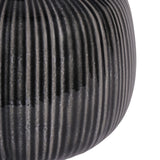 Libra Interiors Bruno Ceramic Table Lamp - Charcoal