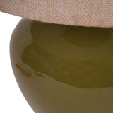 Libra Interiors Aubrey Ceramic Table Lamp - Green