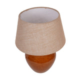 Libra Interiors Aubrey Ceramic Table Lamp - Terracotta