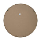 Libra Interiors Tilburg Round Wood Mirror - Brown