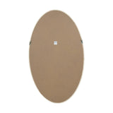 Libra Interiors Hague Oval Wood Mirror - Natural