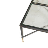 Libra Interiors Stella Square Glass Coffee Table