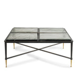 Libra Interiors Stella Square Glass Coffee Table