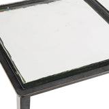 Libra Interiors Stella Square Glass Console Table