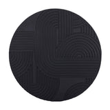 Libra Interiors Geometric Echoes Wall Art - Black