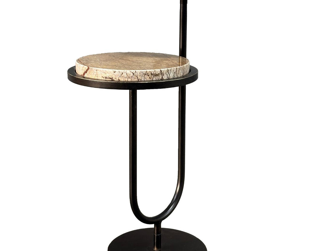 Libra Interiors Marco Accent Table - Forest Brown