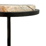 Libra Interiors Marco Accent Table - Forest Brown