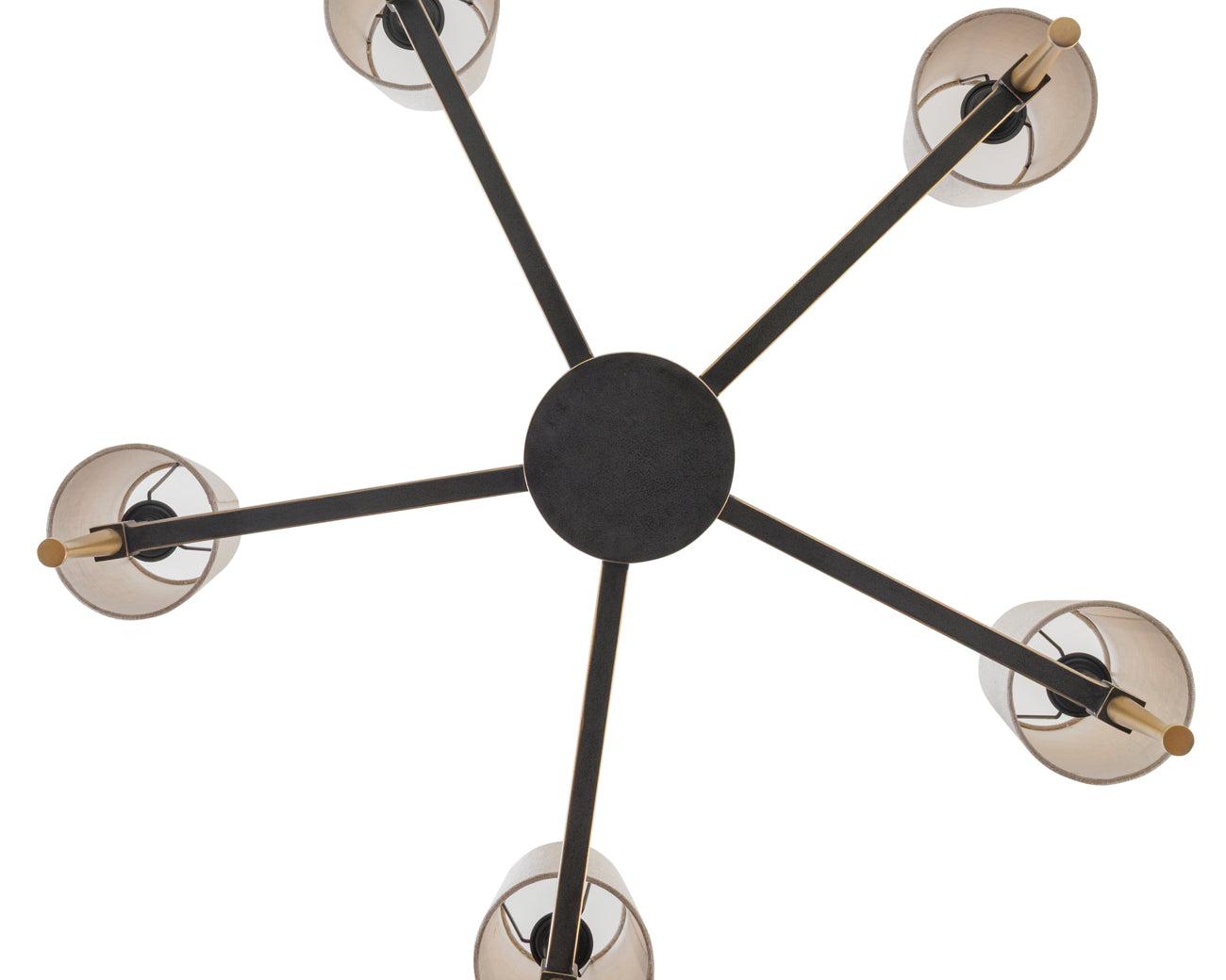 Libra Interiors Stella 5 Light Pendant with Shades