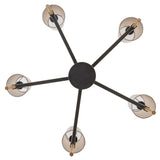 Libra Interiors Stella 5 Light Pendant with Shades