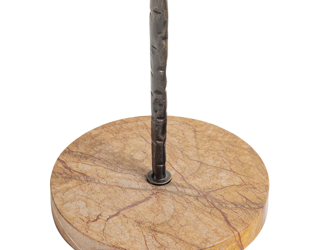 Libra Interiors Rutland Linen Floor Lamp