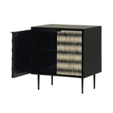Libra Interiors Imperia Bone Inlay 2 Door Cabinet