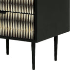 Libra Interiors Imperia Bone Inlay Bedside Table