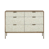 Libra Interiors Nerida Bone Inlay Chest of Drawers