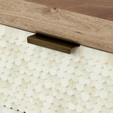 Libra Interiors Nerida Bone Inlay Chest of Drawers