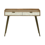 Libra Interiors Nerida Bone Inlay Desk