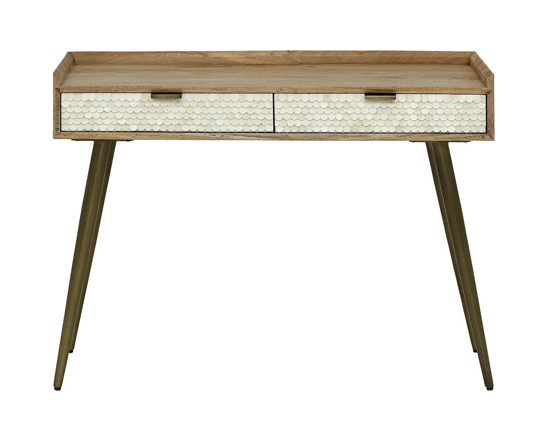 Libra Interiors Nerida Bone Inlay Desk