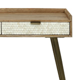 Libra Interiors Nerida Bone Inlay Desk