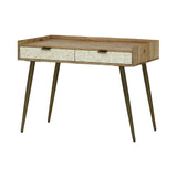 Libra Interiors Nerida Bone Inlay Desk