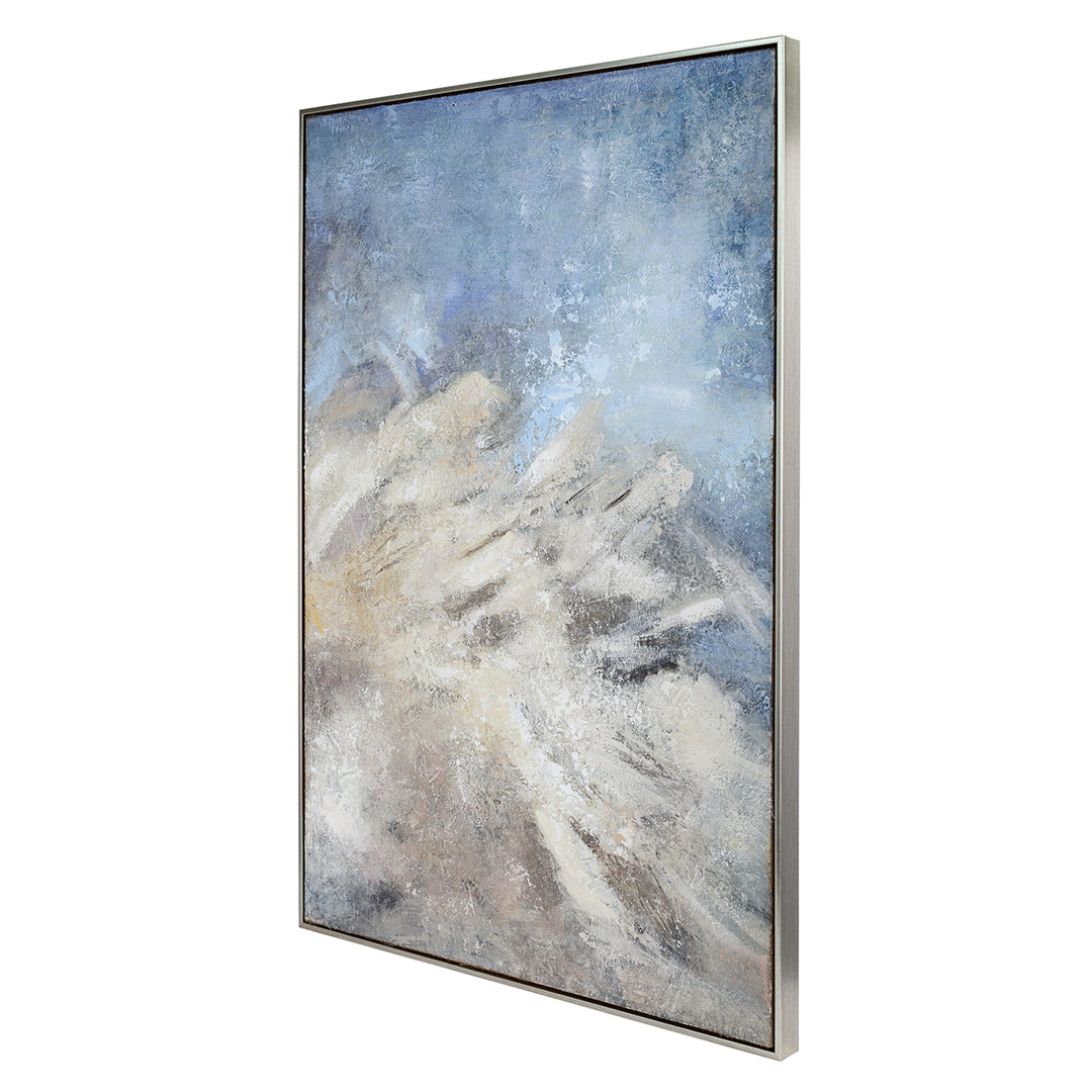 Libra Interiors Windswept Heavy Textured Framed Canvas Wall Art